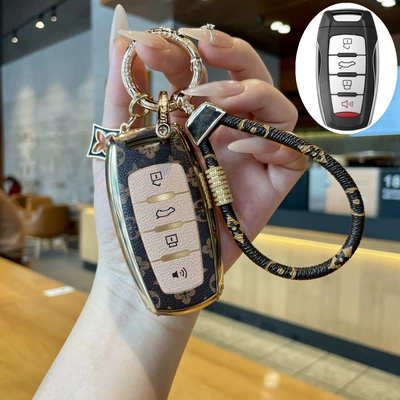 Dog Divine Beast Raptor Phev, Car key bag - haval-smart-key-cover-light-luxury-leather-cord
