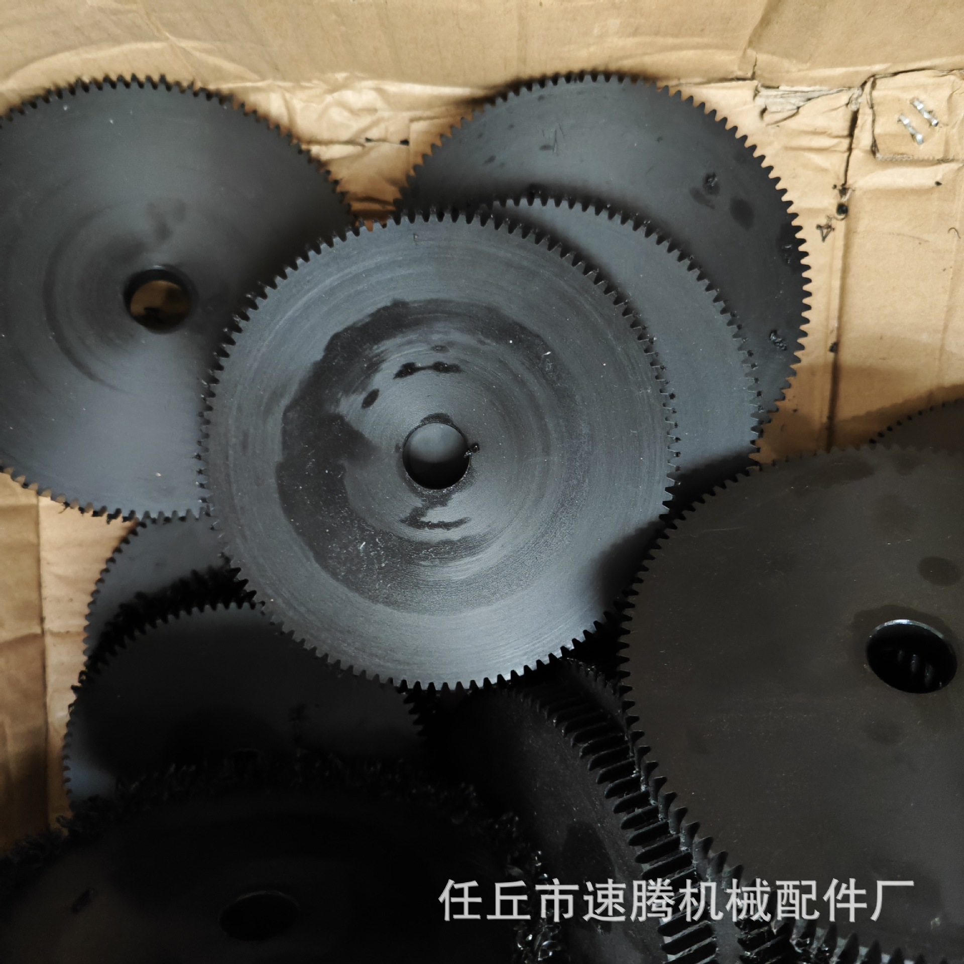 3 Mold Nylon Gear Nylon Processing Parts Black or White Plastic Gear