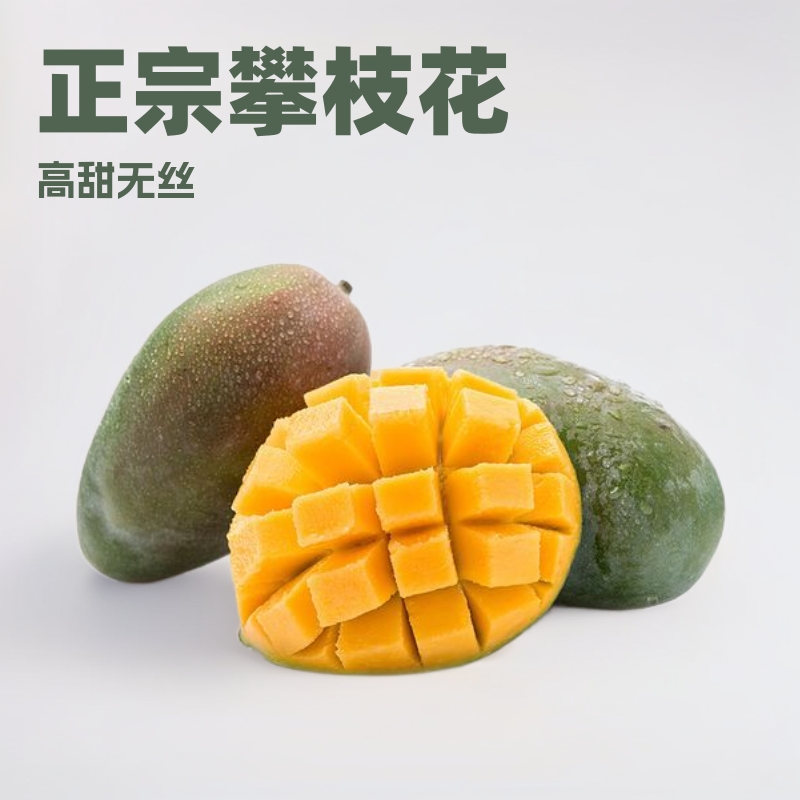 正宗攀枝花凯特芒新鲜当季热带水果批发单果大4斤大脸芒一件代发