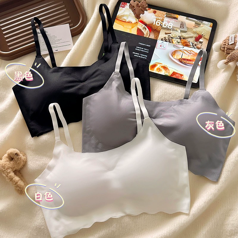 Женский спортивный бюстгальтер Anxin второго поколения с красивой спинкой, бесшовный, без косточек, дышащий, повседневный домашний топ с подкладками на груди, спортивного стиля.