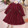 EW Foreign Trade Children's Foreign Children's New Children's New Products Girls Autumn Tip Potential Pot Bowlon Dress Q1457-D