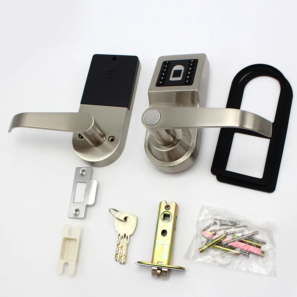 Comercio exterior al por mayor cerradura de contraseña electrónica inteligente puede reemplazar la cerradura esférica de la puerta interior del hotel de la oficina cerradura de la huella digital