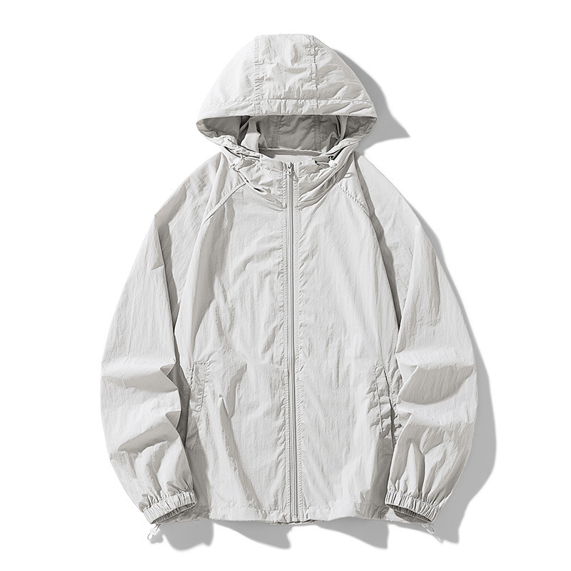 メンズ通気性日焼け止め服、氷のようなトレンディなトップス、多用途の若者日焼け止め服、カップルの速乾性皮膚服、工場直販|undefined