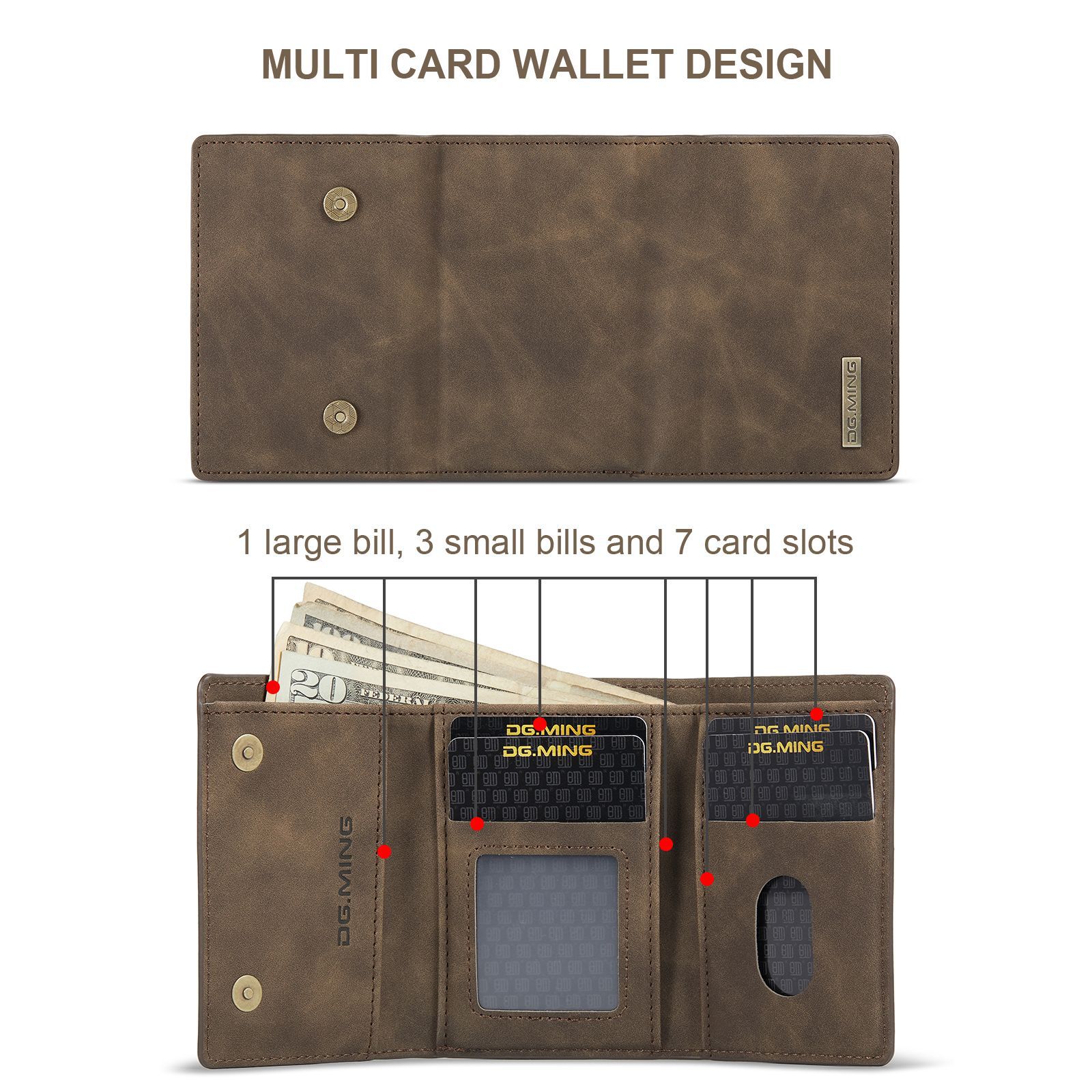 M1 for Sony Xperia 10 VI Protective Case Xperia 1VI Magnetic Split Wallet Phone Case 2024_voghion.com