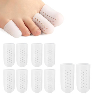 Silicone Finger Protective Cover Men's and Women's Cut-off Shoes Comfortable Breathable Anti-friction Toe Protective Cover