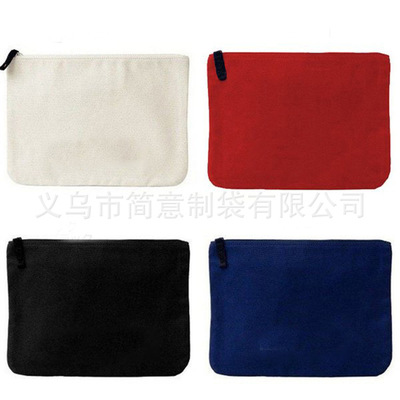 现货ab帆布包手拿包时尚化妆包休闲零钱包小方包迷你收纳包帆布袋