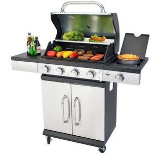 Outdoor Gas Grill Household Courtyard American Barbecue Grill Stainless Steel Stuffy Grill Grill GAS BBQ GRIL