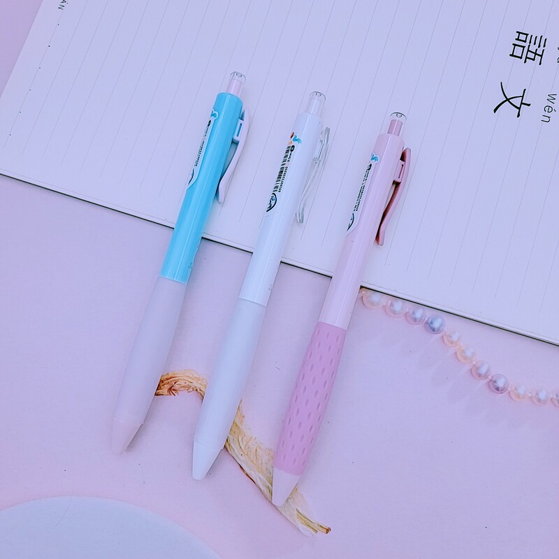 爱好文具新品GP4820草莓可爱CS笔尖静音刷题笔黑芯0.5可爱按动笔|undefined