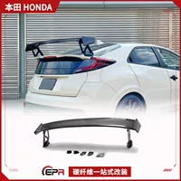 Подходит для Honda Civic Type R FK2, модификация из углеродного волокна, спойлер Infinite Mugen GT с фиксированным крылом