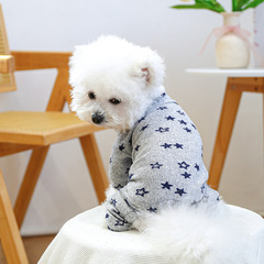現物クロスボーダー爆金ペット子犬猫服源工場直売春夏新灰色星四脚服