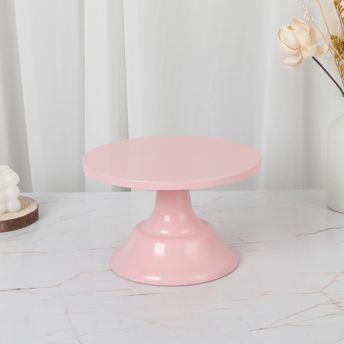 Nueva mesa de postres Bandeja alta Bandeja para pasteles Bandeja para repostería bandeja para repostería de metal hierro forjado Soporte para pasteles de boda