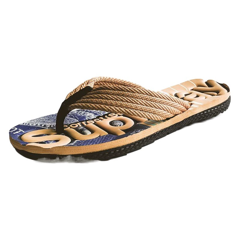 Новые мужские шлепанцы 2025 года в корейском стиле: модные, универсальные, стильные, для улицы, нескользящие, пляжные, уникальные сандалии-вьетнамки