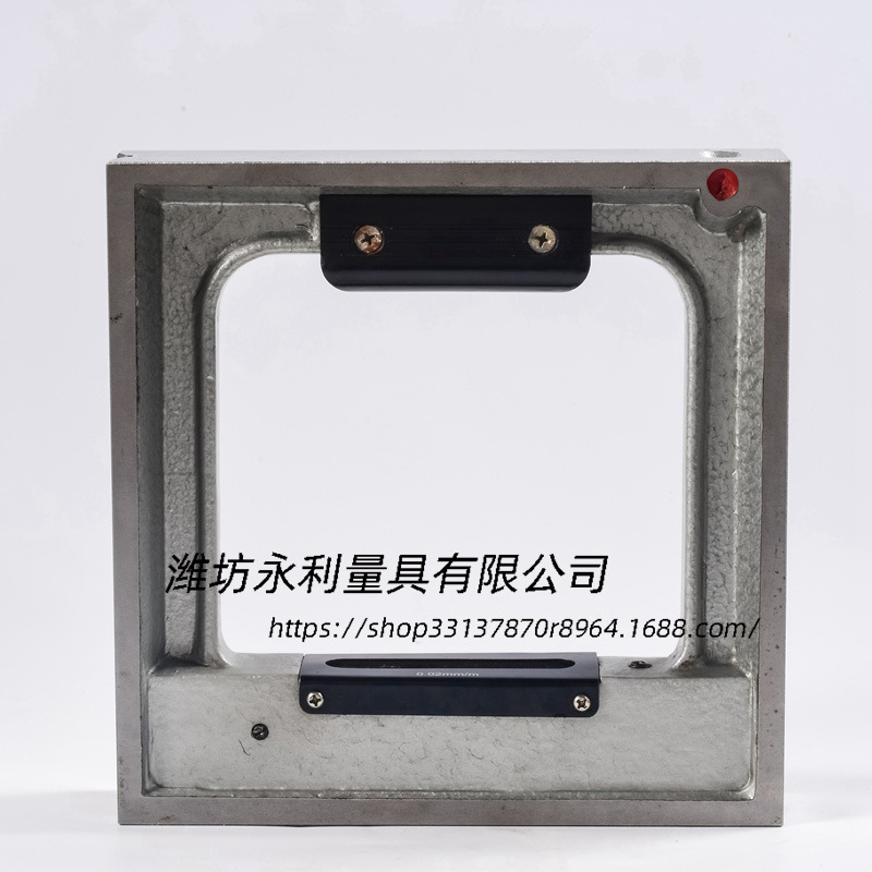 高精度工业级框仪100300钳工水平仪0.02 机床框式水平仪