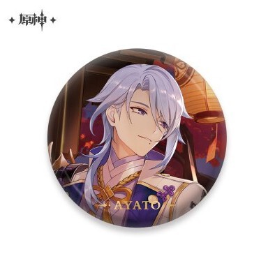 スポット正規品原神テーマ/縦絵シリーズ缶バッジバーピースカラー紙ペンダント人形|undefined