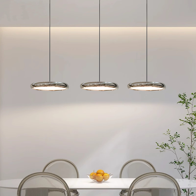 Lámpara de tres cabezas del restaurante italiano Bauhaus Art Light Luxury Single Head Bar vintage lámparas de mesa medieval