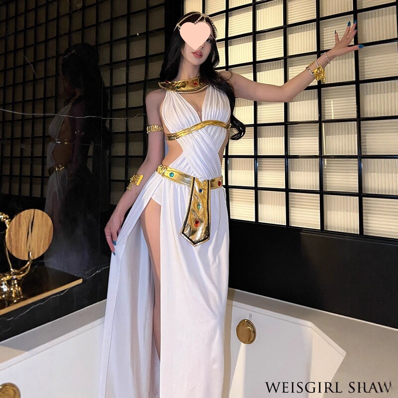Costume Dancer Style Indian Exotic Dress Egyptian Dunhuang Goddess Sexy Western Aladdin Dancer Queen