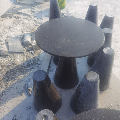 简约轻奢北欧大理石茶几阳台客厅圆形茶几咖啡桌洽谈桌可定制|ms