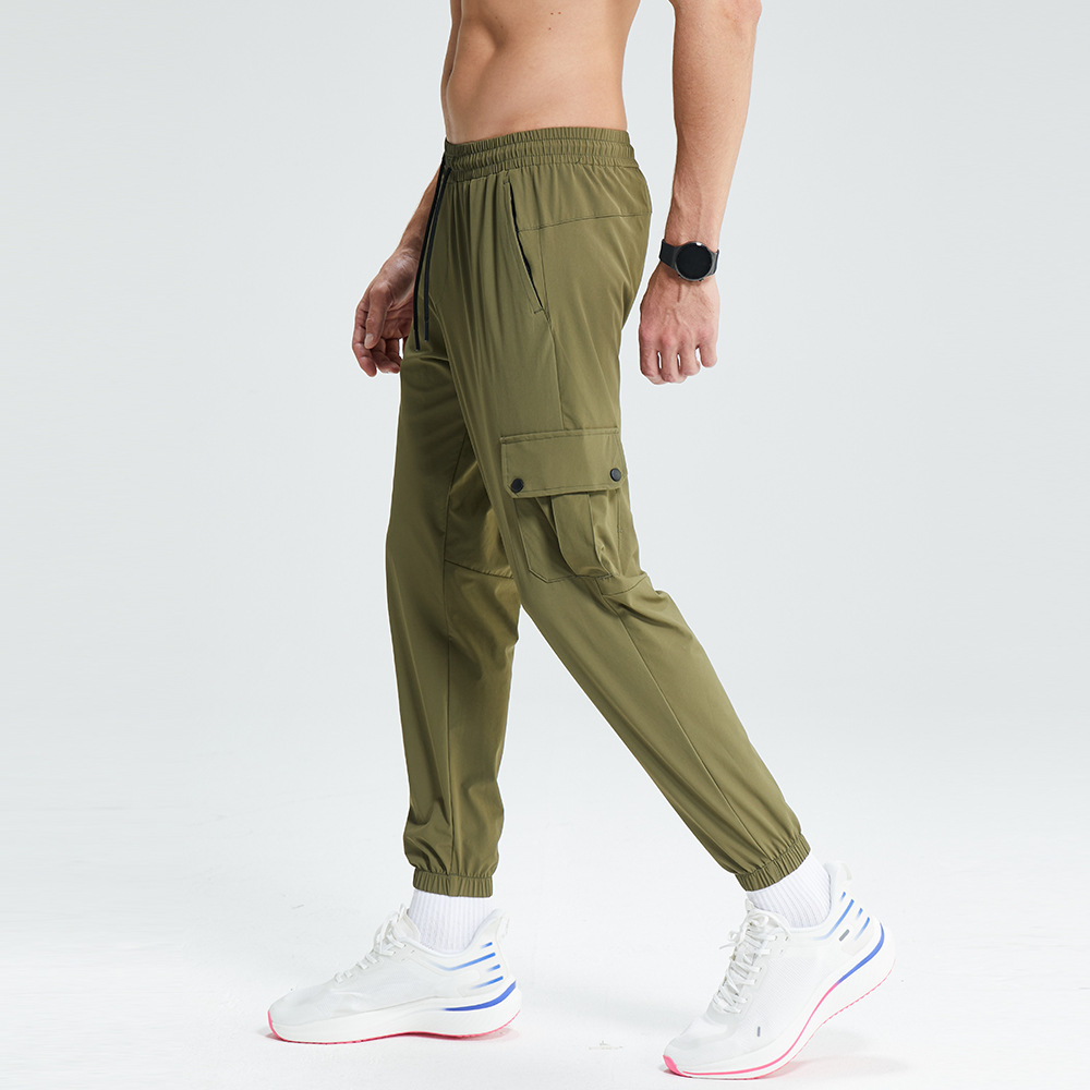 Lulu pantalones deportivos de secado rápido de escalada a prueba de agua al aire libre para hombres y mujeres, monos sueltos, pantalones casuales de fitness para correr