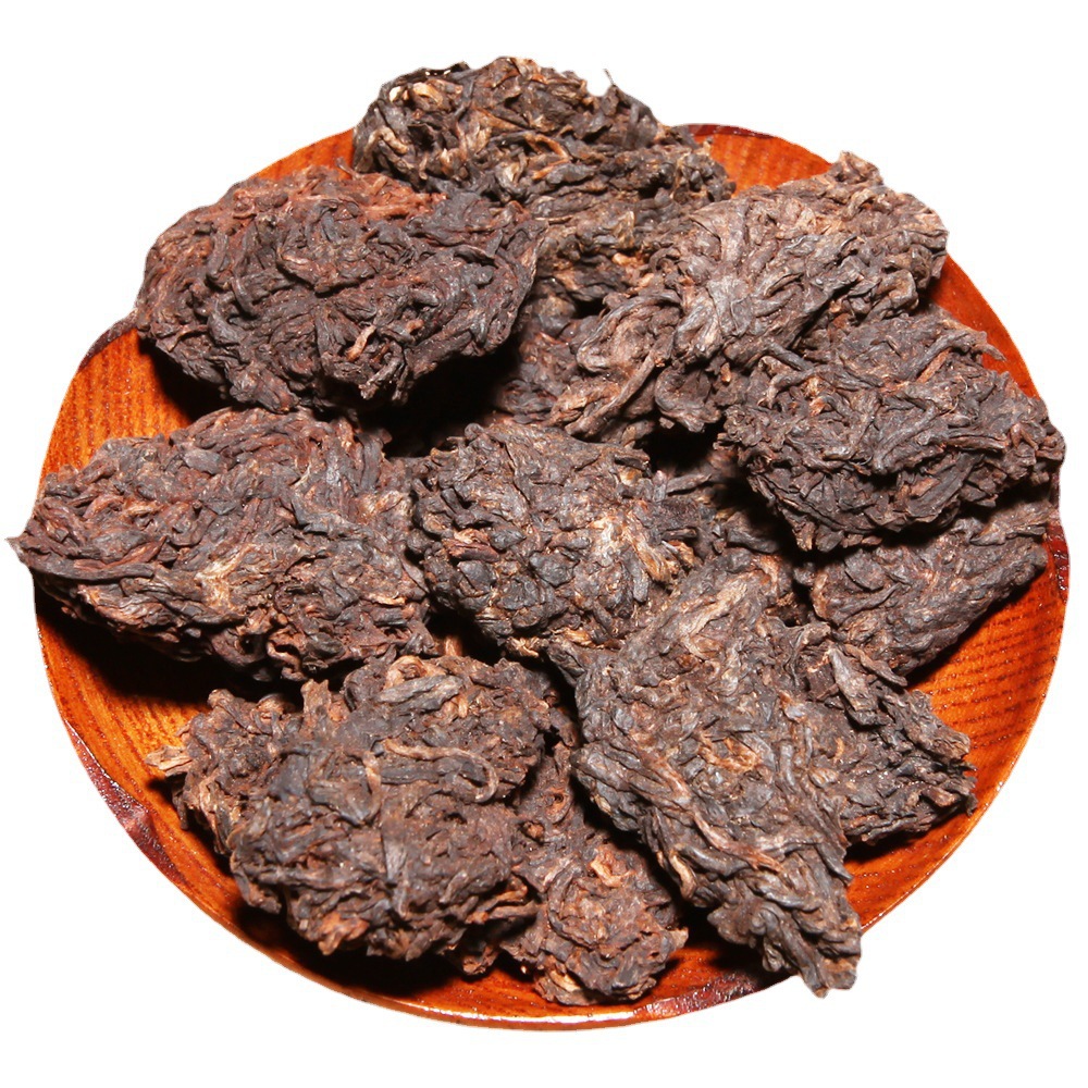 モウ海古木老茶頭2009年プーアル熟茶陳年老茶頭500gバラ茶葉金芽老茶頭