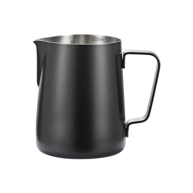 ソース直販304ステンレス製プルカップ先口コーヒーミルクカップスケール付きコーヒー器具|undefined
