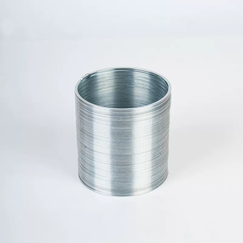 休闲益智彩色弹簧圈儿童圆形银色金属弹力圈魔力35mm高颜值彩虹圈