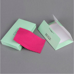 Silver cleaning cloth jewelry maintenance silver polishing cloth super fiber cleaning cloth double-sided velvet wiping cloth silver rod wholesale