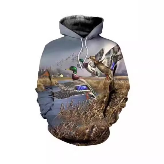 Men's Duck 3D Print Dress Informal Jersey Boring Y2K