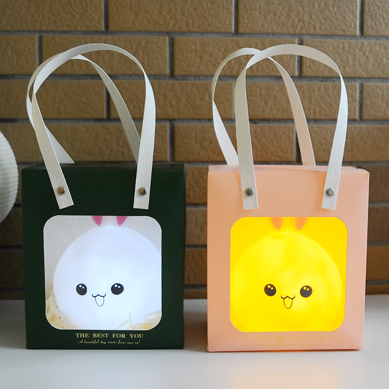 Christmas gift glowing night light children's birthday party favor gift kindergarten gift creative children's rabbit