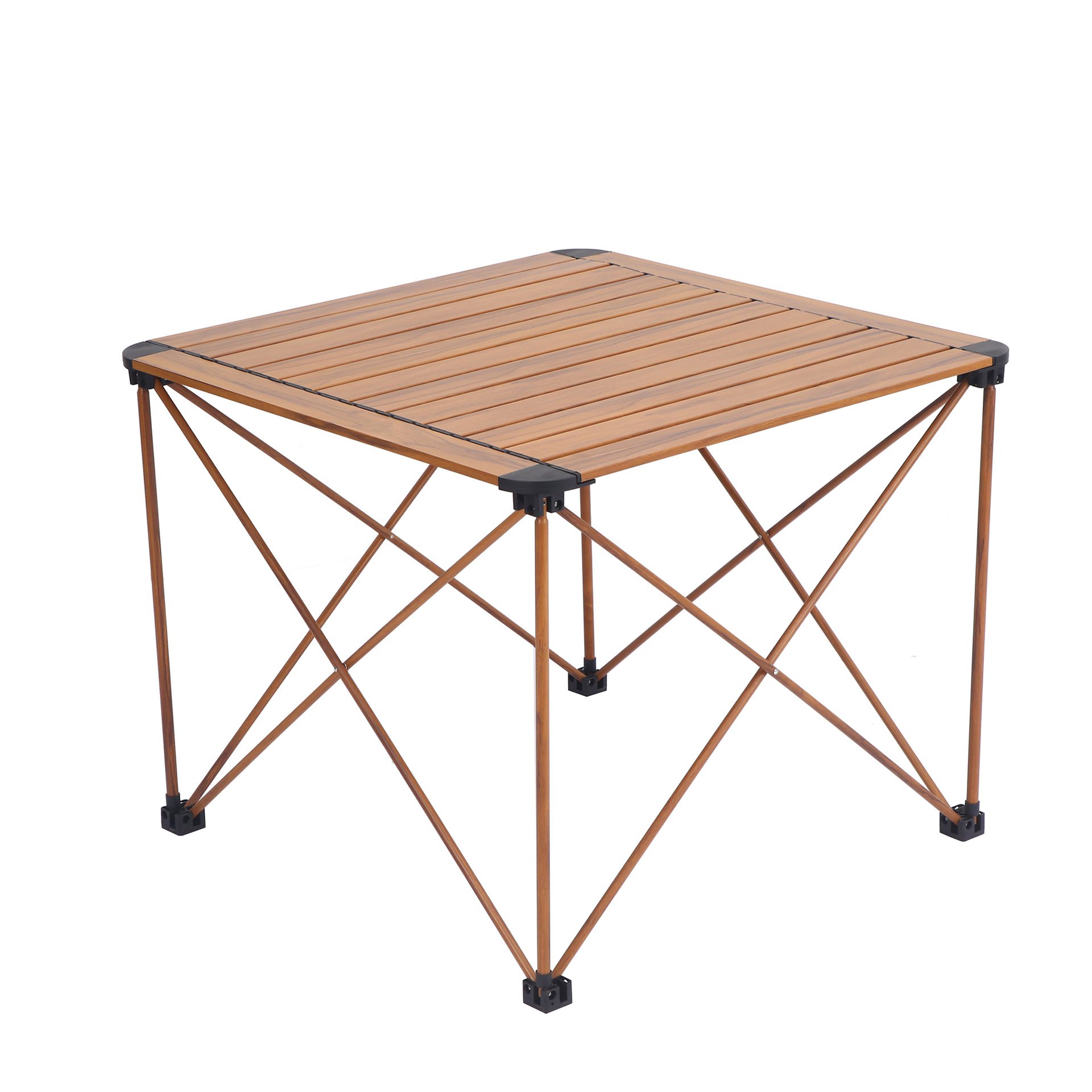 Mesa plegable al aire libre mesa de rollo de huevo de aleación de aluminio equipo de campamento suministros de picnic mesa y silla portátil mesa de barbacoa de acero al carbono