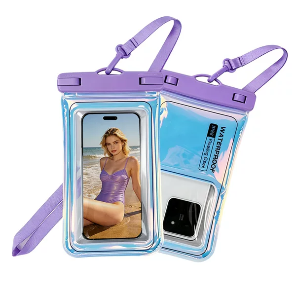 Sponge Floating Waterproof Phone Bag for Rafting, Manufacturer Wholesale Rainproof Phone Case, Outdoor Waterproof Swimming Phone Case
