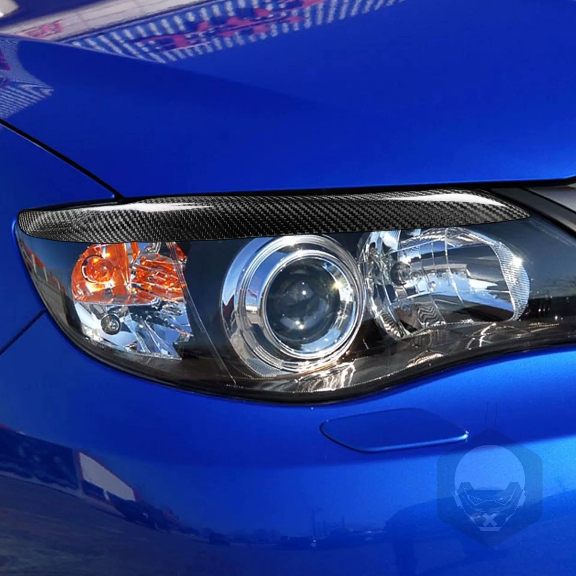 Подходит для головной световой дуги из углеродного волокна для Subaru Impreza 4-6 поколения 04-2009 модифицированные головные брови аксессуары