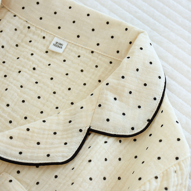 Title 6, Damen Sommer Pyjama aus reiner Baumwolle mit ku...