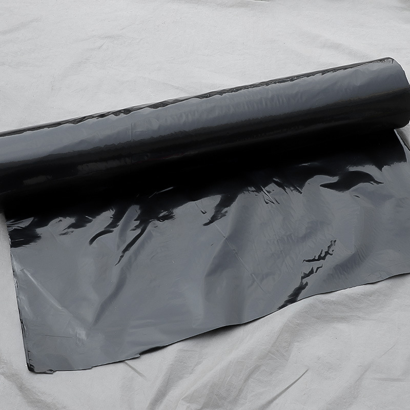 Membrana impermeable negra gruesa negra de la membrana del geomembrane del polietileno brillante para el vertedero inútil de la cría de La Charca de peces