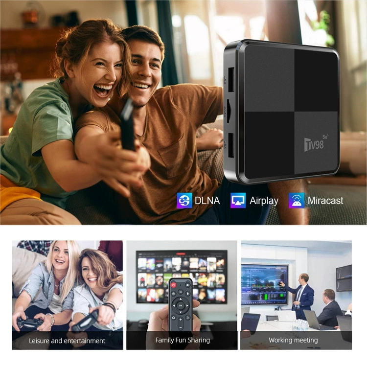 TV98mini S905W2 приставка 4K HD 5GWiFi сетевой плеер ТВ-бокс ТВ-бокс