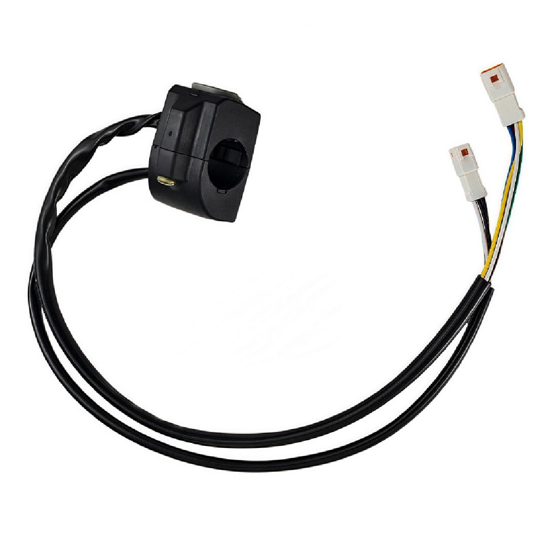 Motorcycle Modified Universal Accessories Left Side with Steering Handlebar Switch Direction Left and Right Light Button Flameout Horn