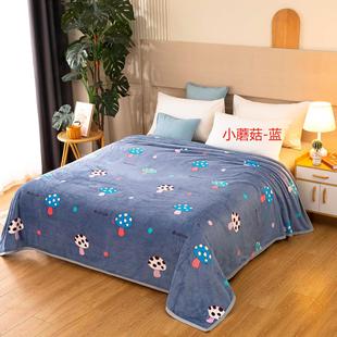 Promotional activities gifts printed blanket shop holiday gift blanket group purchase blue velvet blanket wholesale