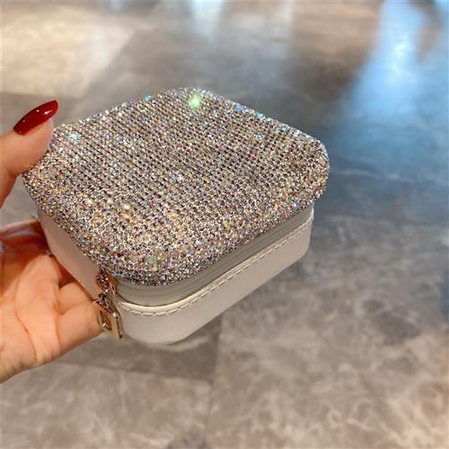 XZ9096 다이아몬드 귀걸이 스터드 반지 보석함