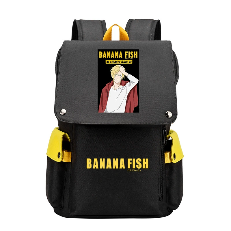 Банановые рыбки Banana Fish, бойцовская борьба, помощь студенту, рюкзак мужской, карикатурный большой объём школьный ранец