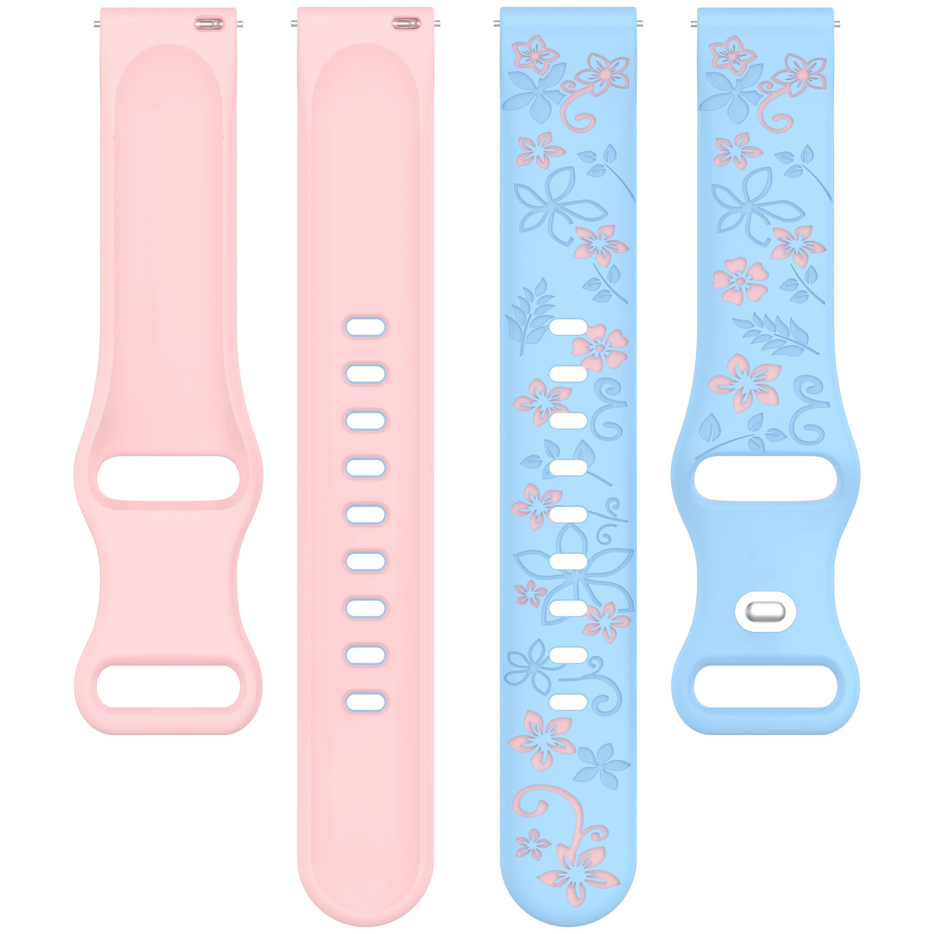 Samsung, two-color silicone changeable watch strap, 22mm