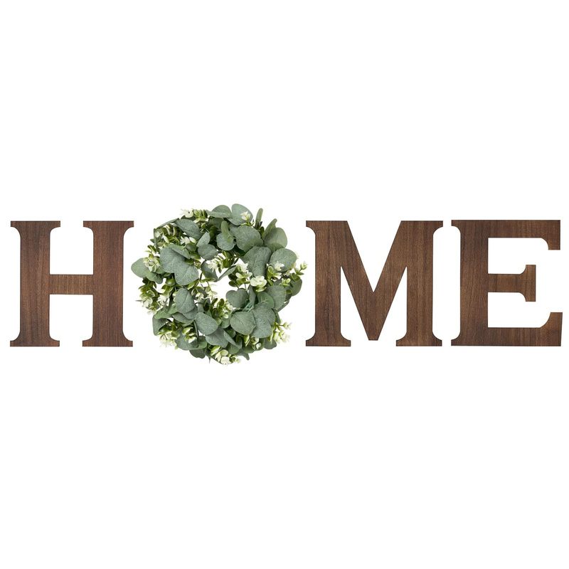 跨境新品HOME字母墙饰家居简约风创意客厅装饰木牌标志木质工艺品|undefined