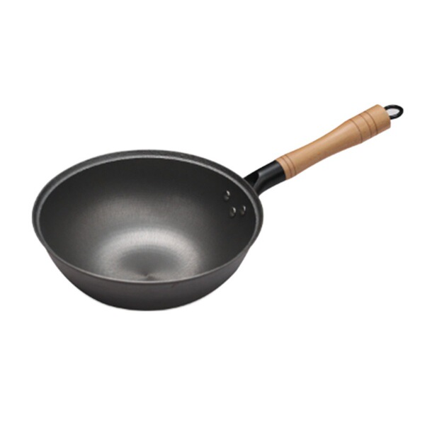Small wok 22 type dish number iron cast iron uncoated old-fashioned…