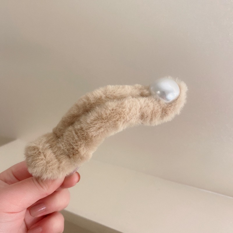 플러시 덕빌 펄 라이트 브라운-13cm