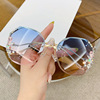 Fashionable sunglasses, glasses, 2021 collection, suitable for import, fitted, internet celebrity, Korean style