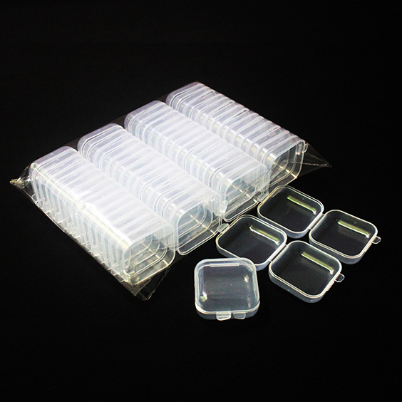 Transparent Jewelry Storage Small Box Multifunctional Storage Ring Hairpin Haircord Necklace Bracelet Earrings Earrings Stud Box