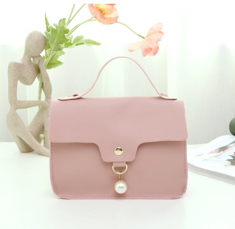 92g Weight Flip Cover Closure Type Single Shoulder Strap Strap Type Handbag Bags Type Daily Occasion Pu Leather Material Waterproof Function Women's Backpack Backpack Solid Color Pattern All Seasons Season Women'S Gender Lock clasp Design Fashion Style Square Shape Sewing Craft Small Size Women's Small All Seasons Pu Leather Fashion Handbag 10
