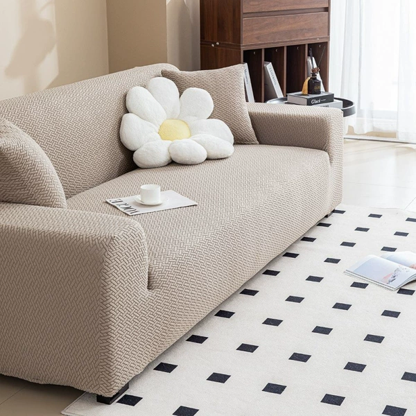 Star Chain-Khaki [thick jacquard soft all-inclusive]☆