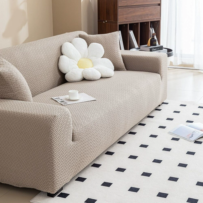 Sofa Cover Elastic Universal, Thickened Stretch Slipcover, Simple Elegant Design, Multi Sizes