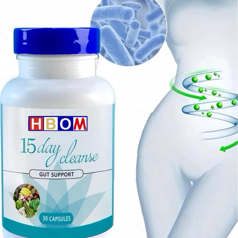 Cross-Border Tk Shopee Hot Selling Cleanse Capsules Intestinal Cleansing Capsules Export Supply Source Factory Oem
