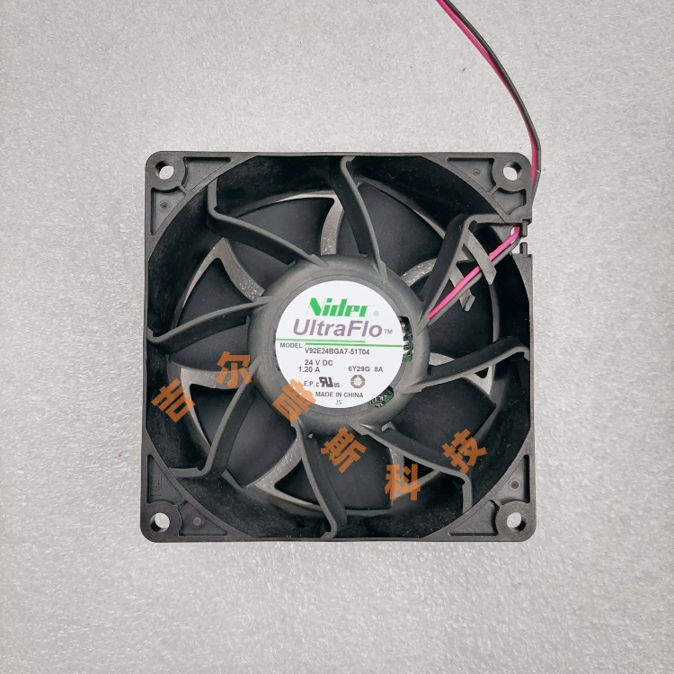 Nidec 9038 V92E24BGA7-51T04 9032 T92C24MUA7-51Z02 变频器风扇