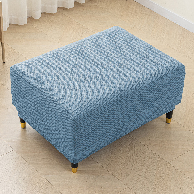 Fundas para pedales de sofá todo incluido, fundas protectoras elásticas, fundas cuadradas para pedales para cambiar zapatos, universales para todas las estaciones, fundas para taburetes bajos.